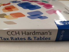 CCH Hardman's Tax Rates &Tables 2018-19