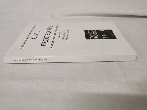 Civil Procedure First Supplement to the 2018 Edition | White Book