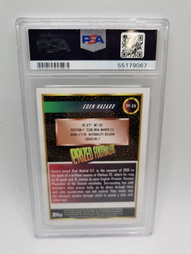 2019 Finest UCL Eden Hazard Prized Footballers PSA10