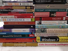 JOBLOT/WHOLESALE New BOX of 30 Non Fiction BOOKS - Textbooks, Business, History