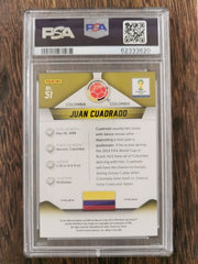 2014 Panini Prizm World Cup #51 Juan Cuadrado Red/White/Blue Power Plaid PSA 10