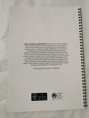 Violet Sky - The Tunebook from Helen Gentile & Lewis Wood