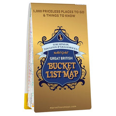 Great British Bucket List Map | Culture & Heritage | Marvellous Maps | Adventure