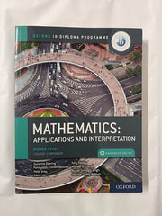 Mathematics: Applications and Interpretation, Higher Level, Oxford IB Diploma