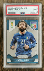 2014 Panini Prizm World Cup 128 Andrea Pirlo PSA 9 MINT