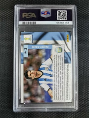 2014 Panini Prizm World Cup Sergio Aguero PSA 7 Net Finders YELLOW/RED PULSAR #3