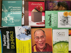 JOBLOT/WHOLESALE New BOX of 55 Non Fiction BOOKS - Textbooks, Business, History