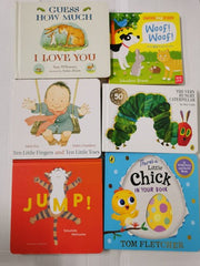 6 Babies Picture Board Books for Babies & Toddlers Early Readers Random Lot