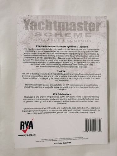 Yachtmaster Scheme Syllabus & Logbook