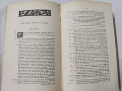 Catalogue of the Beckford Library Removed From Hamilton Palace 1882