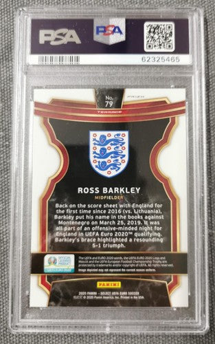 Ross Barkley 2020 Panini Select UEFA Euro #79 Tri-Color Prizm PSA10