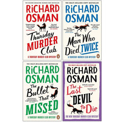 Richard Osman Collection 4 Books Set (The Thursday Murder Club Series)