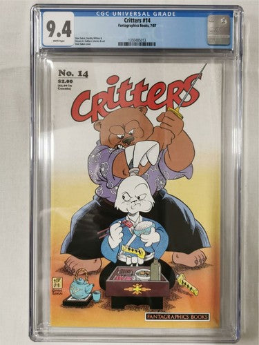 Critters #14 (1987) CGC 9.4 White Pages Sakai - Milton - Gallacci