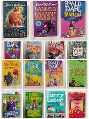 15 Books for Boys, Chapter Books Bundle Age 8+, Random Selection, Mixed Authors