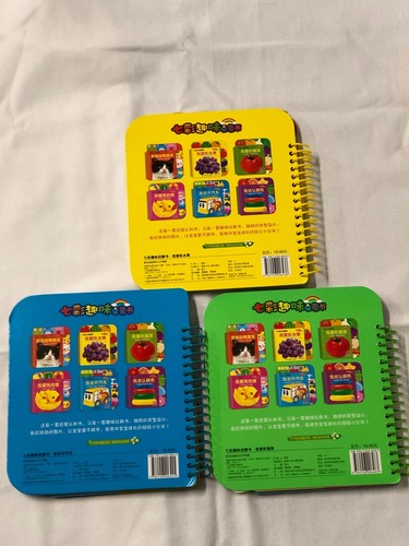 *SET OF 3* Colourful Fun Enlightenment Book in Chinese