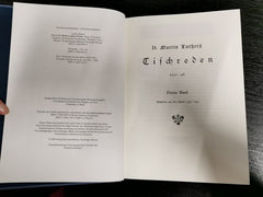 D. Martin Luthers Tischreden 1531-46. Vierter, Funfter & Sechster Band
