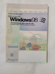 Getting Started Microsoft Windows 98, Booklet and Product Key