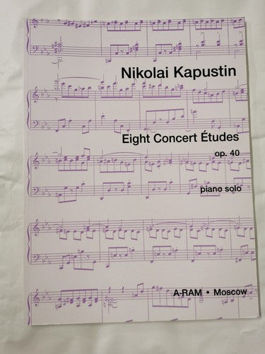 8 Concert Etudes Op.40 . For Piano