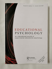 Educational Psychology, Volume 45 No. 1-15 Jan-Jun 2025 ISSN 0144-3410