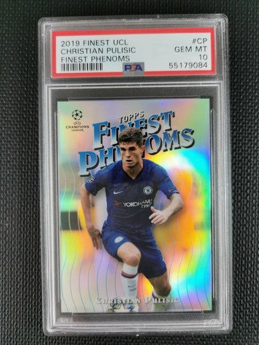 Christian Pulisic 2019 Topps Finest Finest Phenoms PSA 10 Chelsea