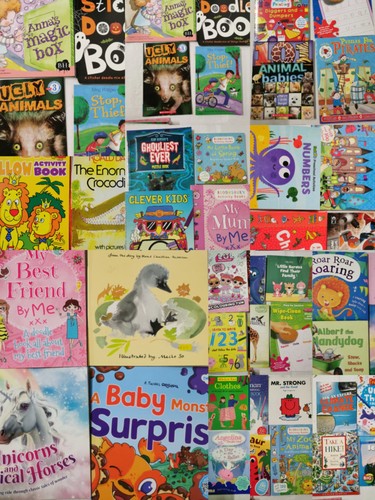 50 Children's Book Bundle For Young Readers/Activity - Colouring, Stickers etc