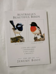 Jeremy Boot Australia's Beautiful Birds Gift Folder Cards Magnets Bookmarks Set
