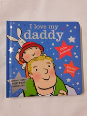 6 Baby Board Books: I Love Dad; Bluey, Spot & Peekabo etc