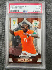 Didier Drogba 2014 Panini Prizm World Cup 60 PSA 9 MINT