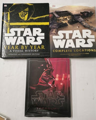 Bundle of 3 Star Wars Movie/History/Fact books.