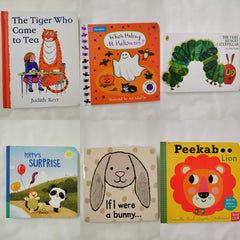 6 Babies Picture Board Books for Babies & Toddlers Early Readers Random Lot