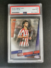 Joao Felix Topps Finest 2019 UCL PSA 10 GEM MT