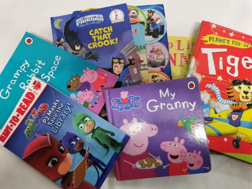 YOUNG CHILDREN'S modern Reading Books x 7. Peppa, Paw Patrol, PJ Masks