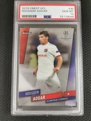 Houssem Aouar 2019 Topps Finest PSA 10