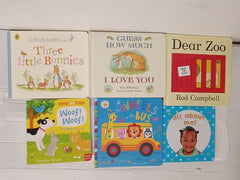 6 Babies Picture Board Books for Babies & Toddlers Early Readers Random Lot