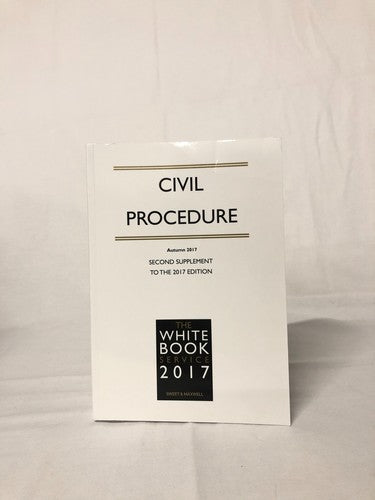 The White Book Service Civil Procedure Autumn 2017 (2nd Supplement)