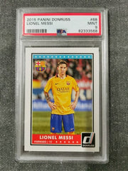 Lionel Messi 2015 Panini Donruss #68 PSA 9 Gem MT