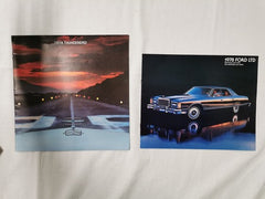 Bundle of 8 1978 Ford Car Brochures, Pinto, Thunderbird, Fairmont Mustang & More