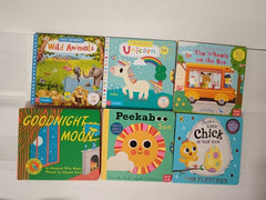 6 Babies Picture Board Books for Babies & Toddlers Early Readers Random Lot