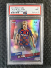 Frenkie De Jong Finest UCL 2019 Purple Refractor PSA 9 MINT [250]