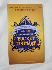 Great British Bucket List Map | Culture & Heritage | Marvellous Maps | Adventure