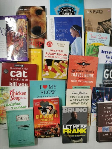 20 Mixed NonâFiction Books â History, Biography, Science, Lifestyle â Joblot
