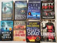 6 Crime & Thriller Paperbacks â Mystery, Detective & Suspense â Curated Bundle