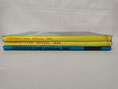 3 x 1960's Locospotters Annuals by Ian Allan