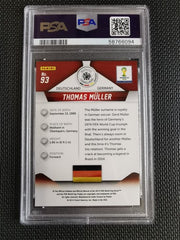 2014 Panini Prizm World Cup Thomas MÃ¼ller Germany PSA 10 GEM MT