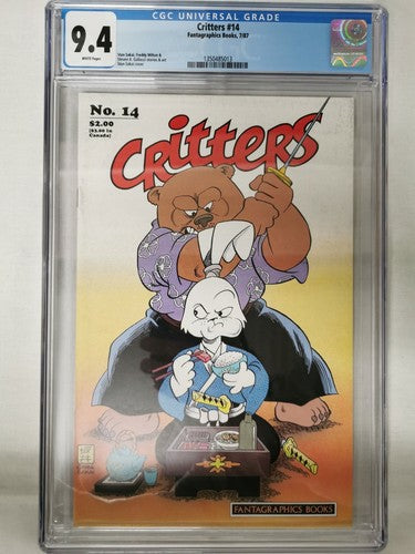 Critters #14 (1987) CGC 9.4 White Pages Sakai - Milton - Gallacci