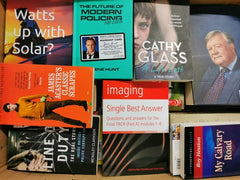 JOBLOT/WHOLESALE New BOX of 55 Non Fiction BOOKS - Textbooks, Business, History