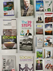 JOBLOT/WHOLESALE BOX of 20 Non Fiction BOOKS - Textbooks, Business, History