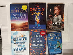 ðâ­ Collection of 6 NEW Women's Fiction Books, Thriller, Mystery, Romanceâ­ð
