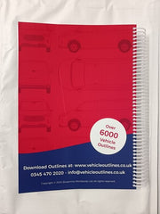 Vehicle Outline Library 2025 - Book only
