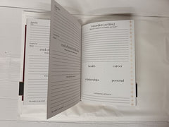2026 Year of Growth Book from Dreamy Moons, Burgundy